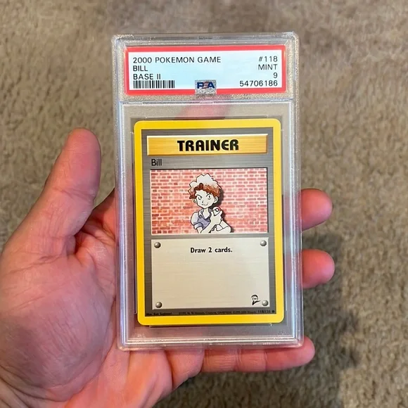 Pokemon | Toys | 200 Pokemon Game Bill Base Ii 18130 Psa 9 Mint | Poshmark